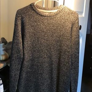 Grey fleece sweater